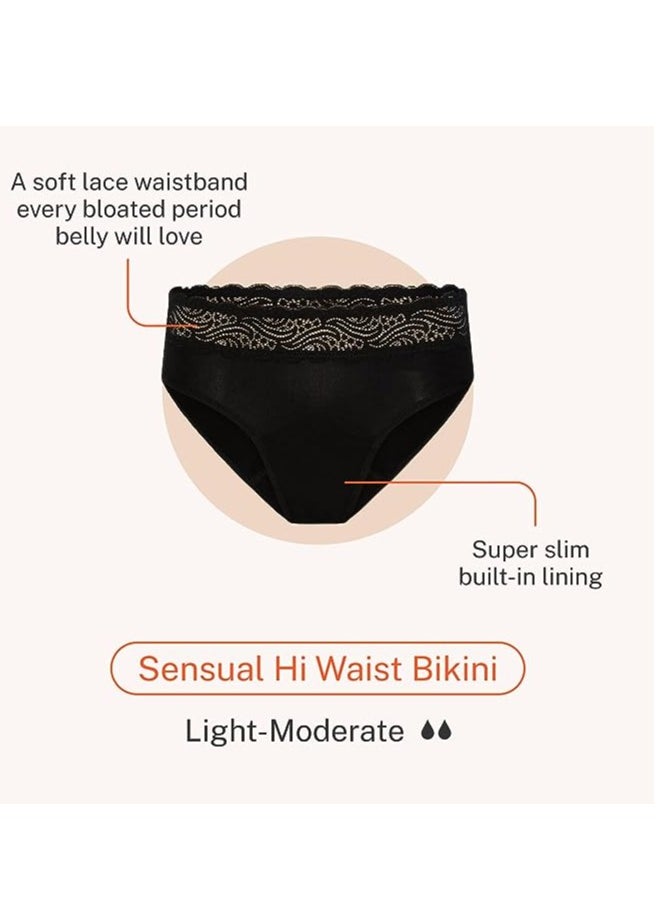 Modibodi Modibodi Sensual Hi Waist Bikini Light Moderate