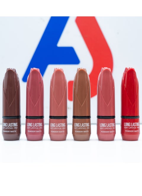 Long Lasting Soft Lipstick Matte 6 Pcs - Collection 2