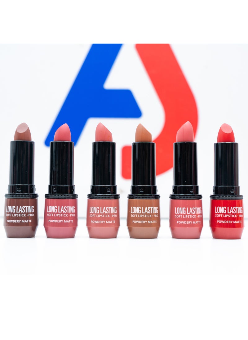 Menow Long Lasting Soft Lipstick Matte 6 Pcs - Collection 2  - Image 2
