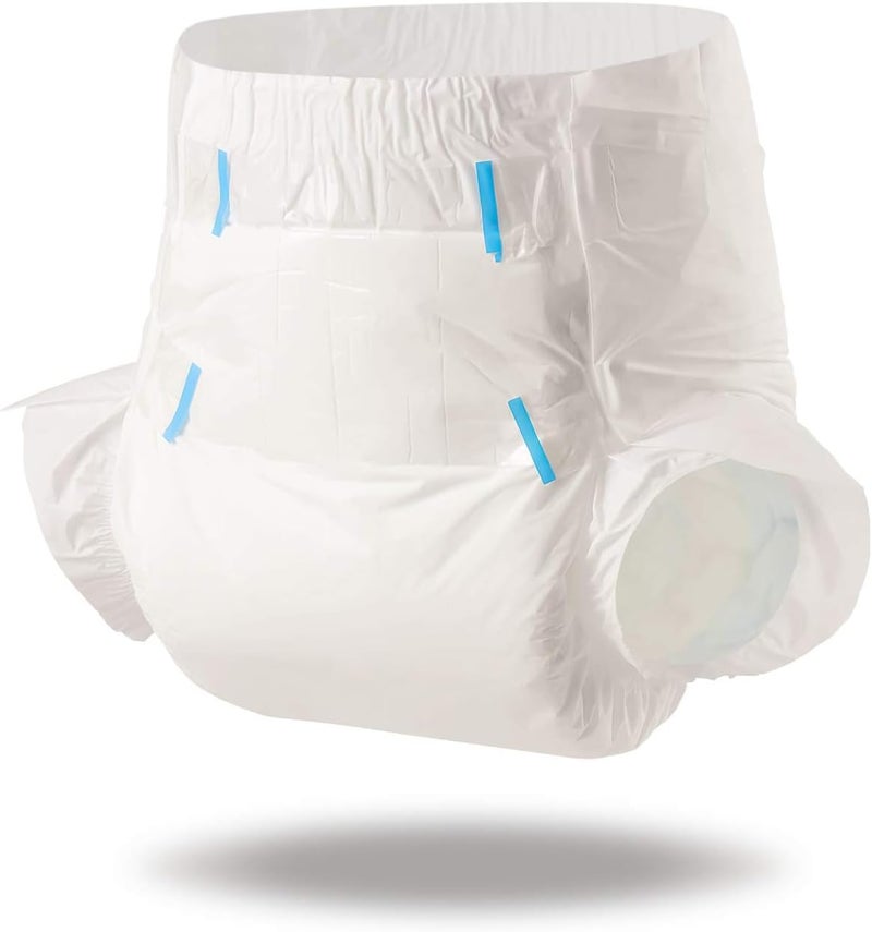 CutiePlusU Disposable Adult Diaper Heavy Absorption Dry Surface Adult Diapers All Night White 10 Pieces Large 3646 - Image 3