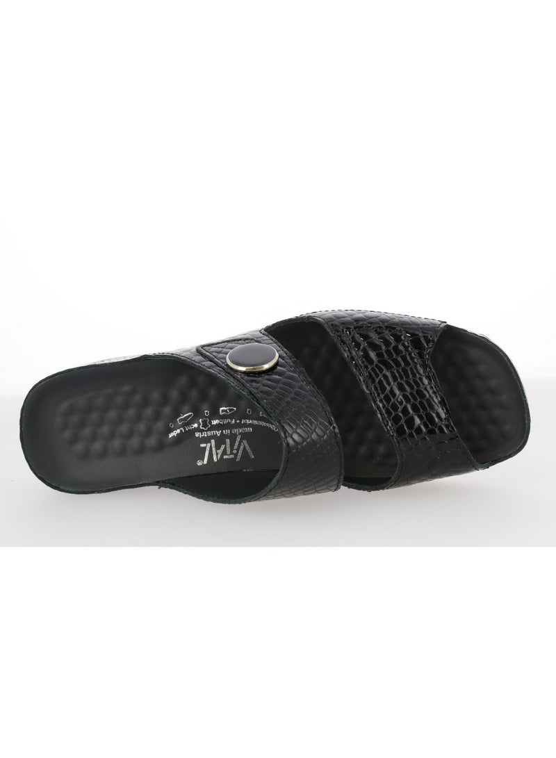 Vital Ladies Wedge Sandals Tina - Misir Horasan 08049AS schwarz - Image 3