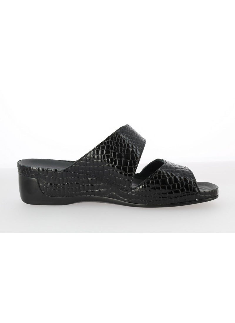 Vital Ladies Wedge Sandals Tina - Misir Horasan 08049AS schwarz - Image 1