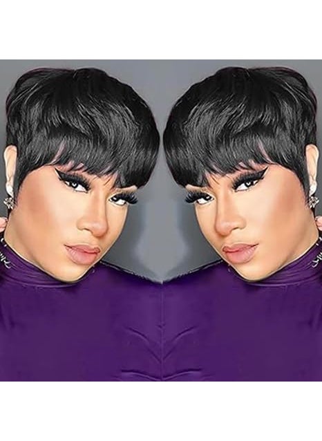FCHW-wig FCHW Short Pixie Cut Hair Wig Short Hairstyles Synthetic Wigs For Women Popular Fashion Wigs Heat Resistant Hairpieces Women's Wig (2116) 