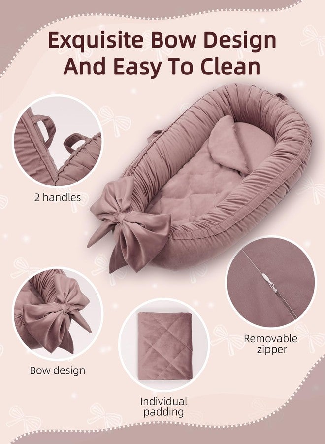 EAQ Baby Lounger, Infant Lounger for Newborn,Portable Baby Nest Cover Breathable & Soft, Newborn Essentials - Image 3