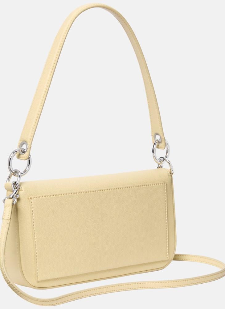 حقيبة كتف بتفاصيل شعار