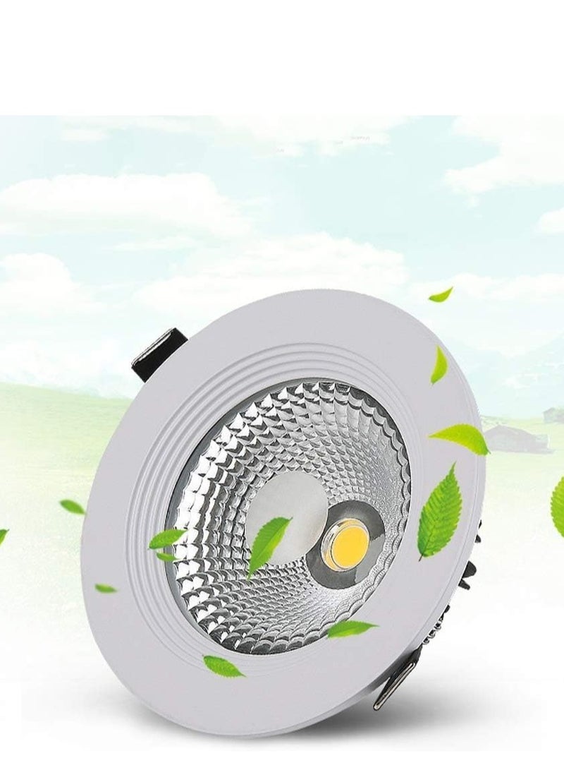 Energy Saving LED Lighting Yellow Aluminum Panel Light Long Life Integrated LED Ceiling Light Panel for Pathways and Outdoor Lights 15W, (Set of 6)  - Image 3