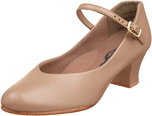 Capezio أحذية رقص كابيزيو النسائية جونيور فوتلايت، كراميل، 10 أمريكي - Image 4