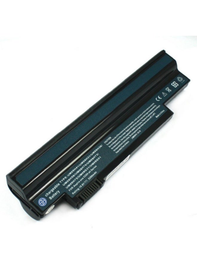 S.H Replacement Laptop Battery – Compatible with Acer 532H NAV50 AO532h 533 EM350 NAV50  UM09C31   UM09G31   UM09G41  UM09G51   UM09G71   UM09G75  UM09H31   UM09H36   UM09H41  UM09H51   UM09H56   UM09H70  UM09H71   UM09H73   UM09H75