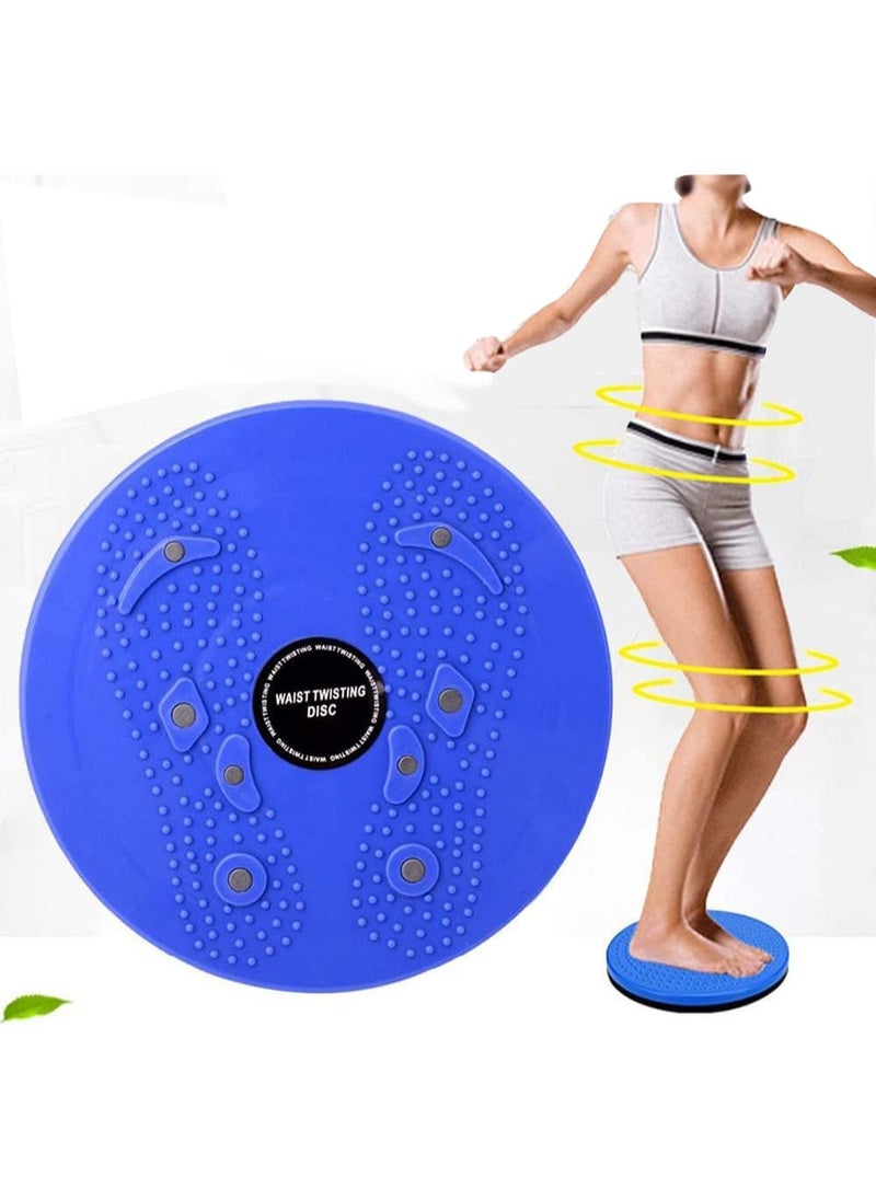 AGD Body Shaping Waist Rotator, Magnetic Waist Sculpting Massager, Sports Equipment for Leg Training and Waist Core Exercise Blue  - Image 1