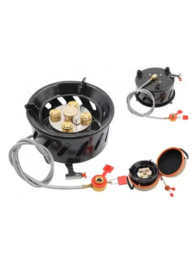 ALGHAFA Ghost Stove 5 Burners – Heavy Duty Gas Cooker – Camping & Picnic Stove - Image 2