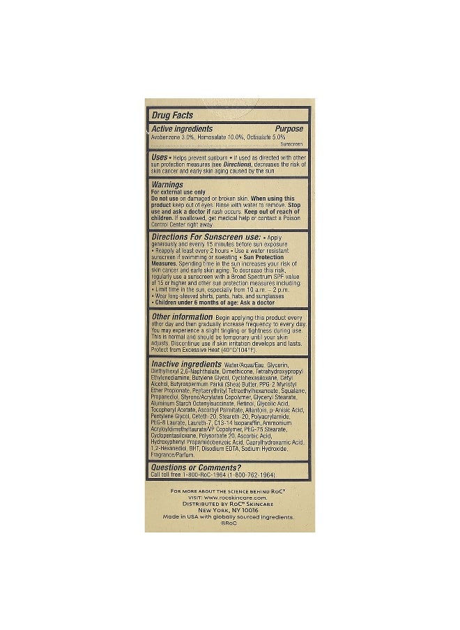 RoC - RoC, Retinol Correxion®, Deep Wrinkle Daily Moisturizer, SPF 30, 1 fl oz (30 ml) - Image 1