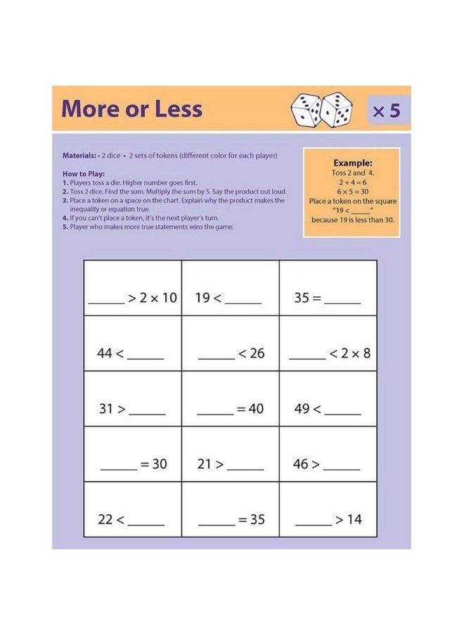 Didax - Educational Resources Dice Games For Multiplication Mastery - Image 1
