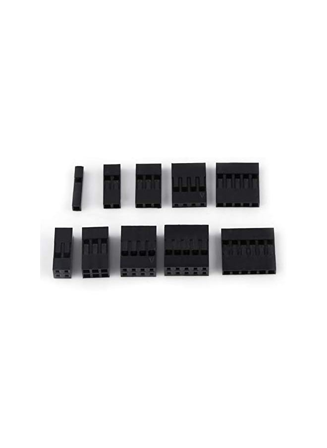PROMASS promass Connector Kit, Dupont Connector, Female Connector Housing, Crimp Pins 4er, Header Stecker Jumper Header Connector Female Male Terminal Jumper Wire Crimp Pin 2.54mm (610 Pcs)  - Image 2