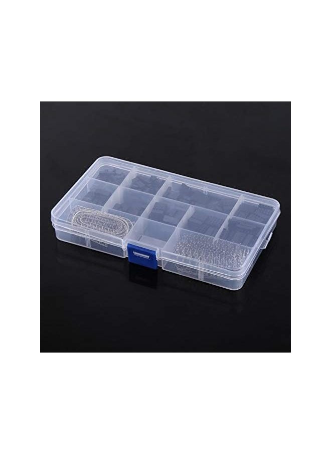 PROMASS promass Connector Kit, Dupont Connector, Female Connector Housing, Crimp Pins 4er, Header Stecker Jumper Header Connector Female Male Terminal Jumper Wire Crimp Pin 2.54mm (610 Pcs)  - Image 4
