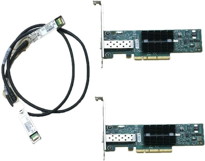 MNPA19-XTR 10GB Kit Mellanox ConnectX-2 LAN Card 10Gb Fast NIC with 1M/39.4in SFP + Cable Card for Pc Ethernet 10gb Card Pcie Card Pci-e - Image 1