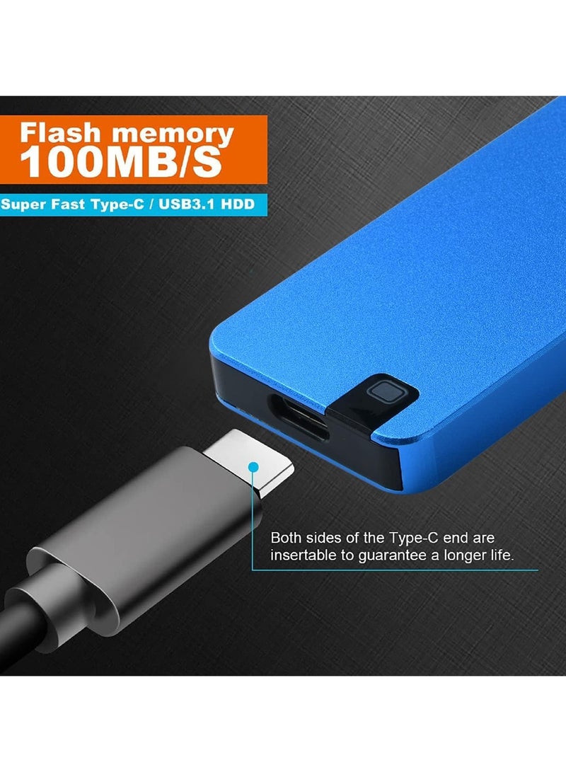 AROAQ 1TB Portable SSD External Hard Drives Solid State External Drives Computer Backup Drive USB 3.1 to Type C Support Data Storage Transfer for Windows XP PC Laptop and Mac - Image 4