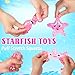 AiSiXin Starfish Stress Balls Squishy Toys for Adults Kids Squishy Starfish Sugar Ball Sensory Toys Squeeze Squishy Ball Fidget Toys for Anxiety Relief Slow Rise Squishy Starfish Toy for Boys Girls Pink - Image 4
