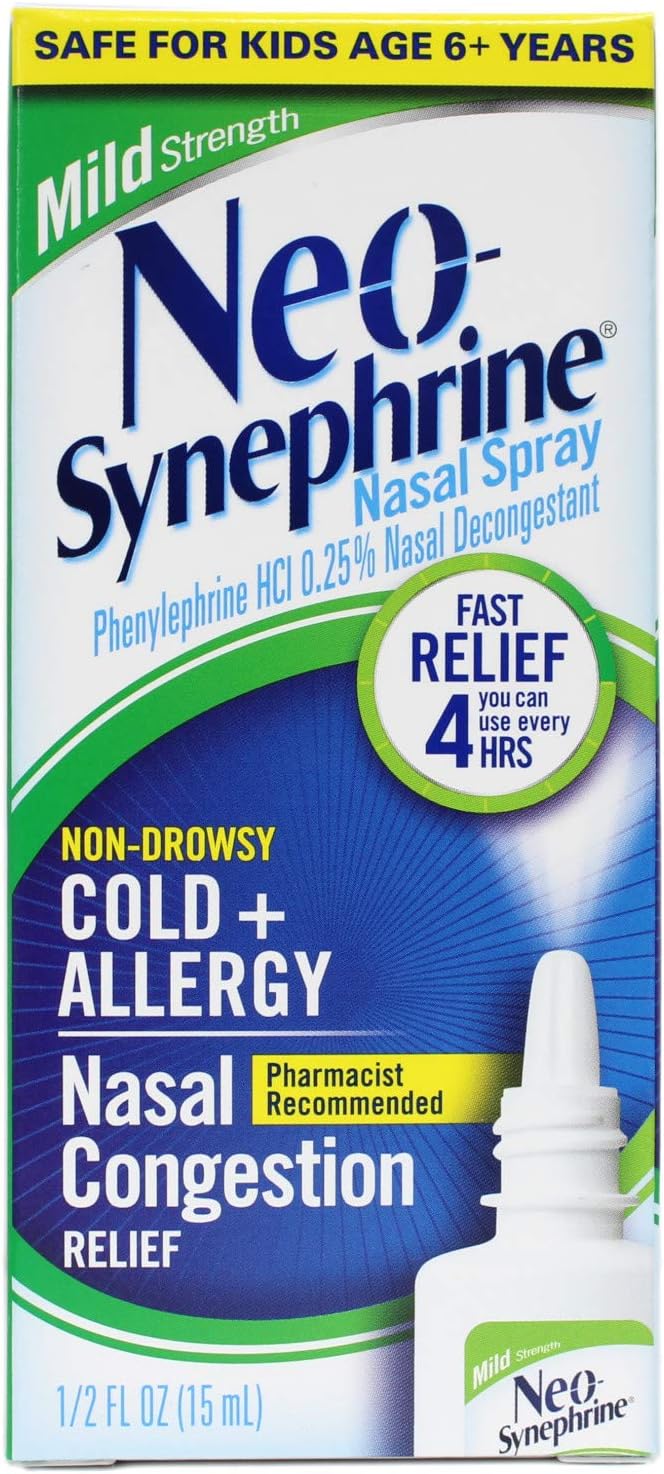 NeoSynephrine Nasal SprayMILD Formula 05Ounce Pack of 3 - Image 2