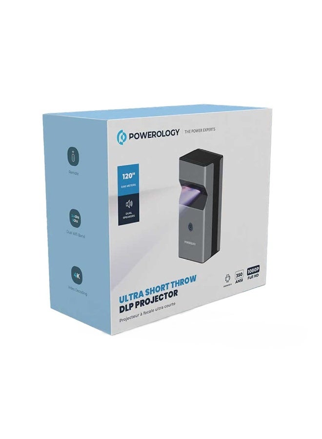 Powerology 4K Ultra Short Throw DLP Projector 2+16GB - Image 3