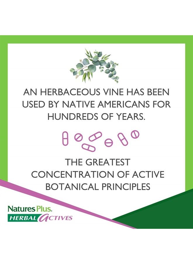 Nature's Plus ناتشرز بلس هيربال أكتيفز زهرة العاطفة - 250 ملغ، 60 كبسولة نباتية - يعزز الهدوء الطبيعي - نباتي، خالي من الغلوتين - 60 حصة - Image 2