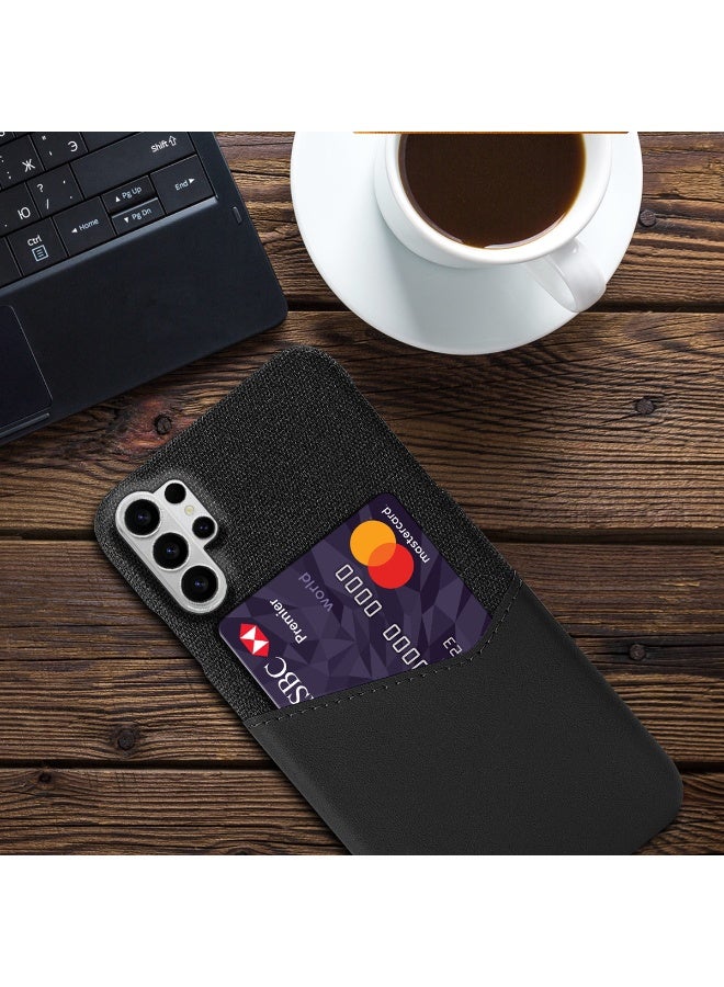 عام غطاء لسامسونج جالاكسي إس 26 الترا، غلاف من القماش والجلد الصناعي، مقاوم للانزلاق وبصمات الأصابع، غلاف حماية 360 درجة مع فتحة بطاقة واحدة في الخلف. - Image 2