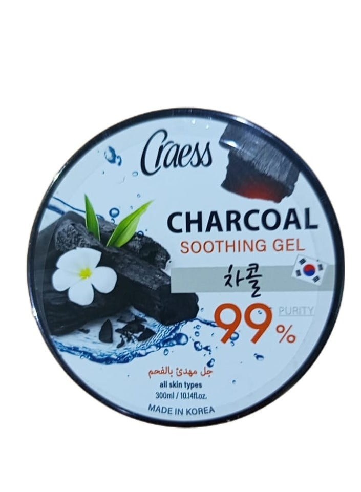 Craess Charcoal  Soothing  Gel 300ml