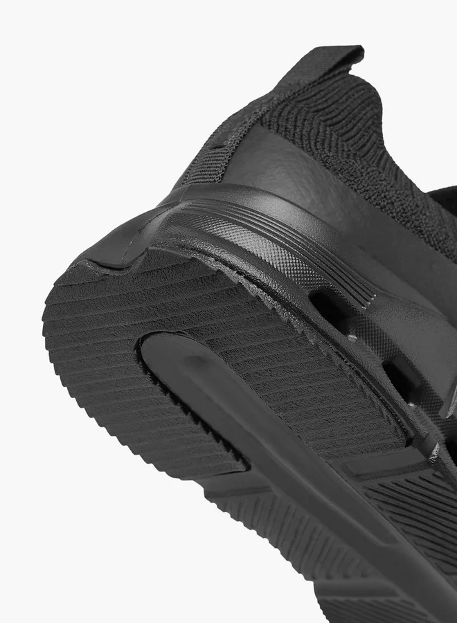 Kappa Girl's Logo Detail Slip-On Sports Shoes with Pull Tab