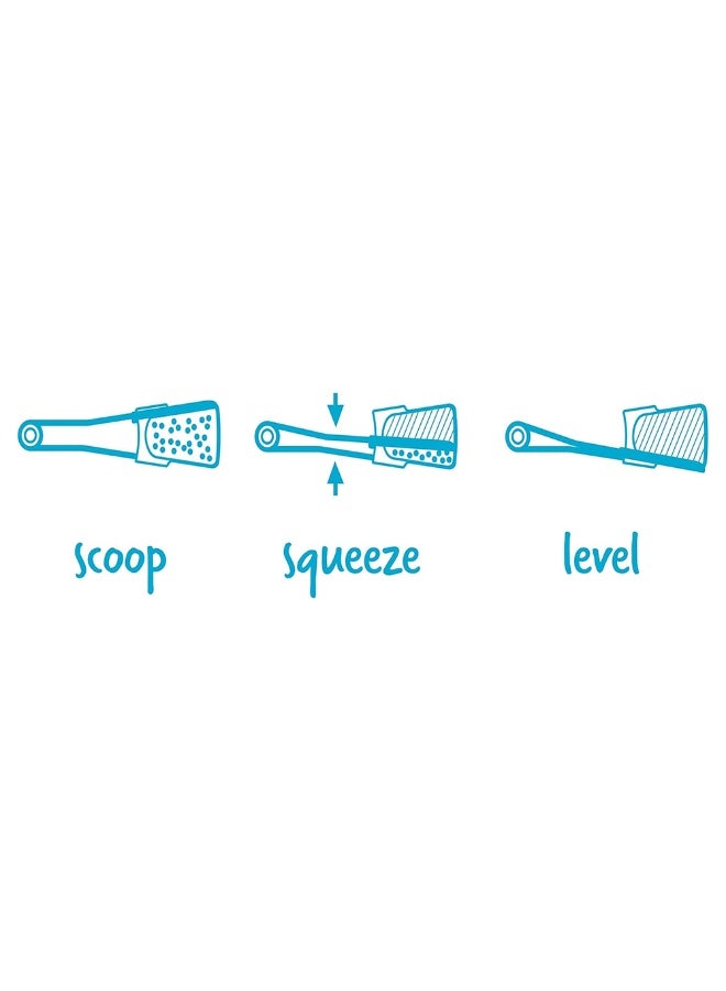 Dreamfarm Levoons Self-Levelling Measuring Spoon Set, Accurate Measurement from 1/4 Teaspoon to 1 Tablespoon, Pack of 4, Easy-to-Use, Ideal for Precise Cooking and Baking, Green - DFM-326 - Image 3