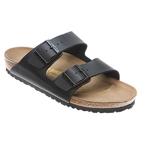 Birkenstock Unisex Arizona Sandal,Black Birko-Flor,39 M EU - Image 1