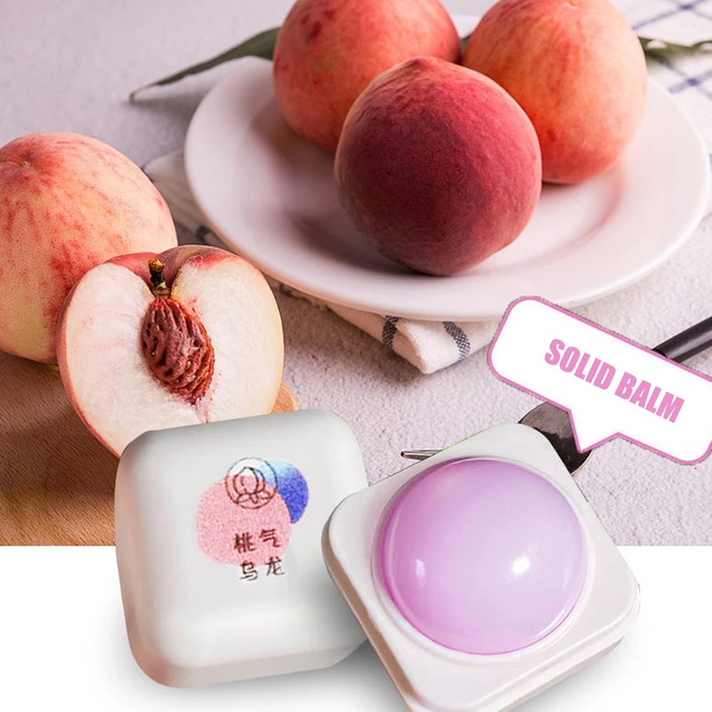 klarako Solid Perfume, 3Pcs Mini English Pear Freesia Cologne, Wood Sage Sea Salt, Peach Oolong Natural Fragrance Parfume Travel Friendly Elegant Lasting Portable Pocket Solid Balm for Women Girls - Image 4