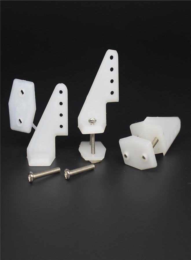 Hobbypark 10 Sets Nylon Standard Control Horns W13xL18xH25mm 4 Holes with Screw for RC Airplane Parts KT Model Replacement - Image 5