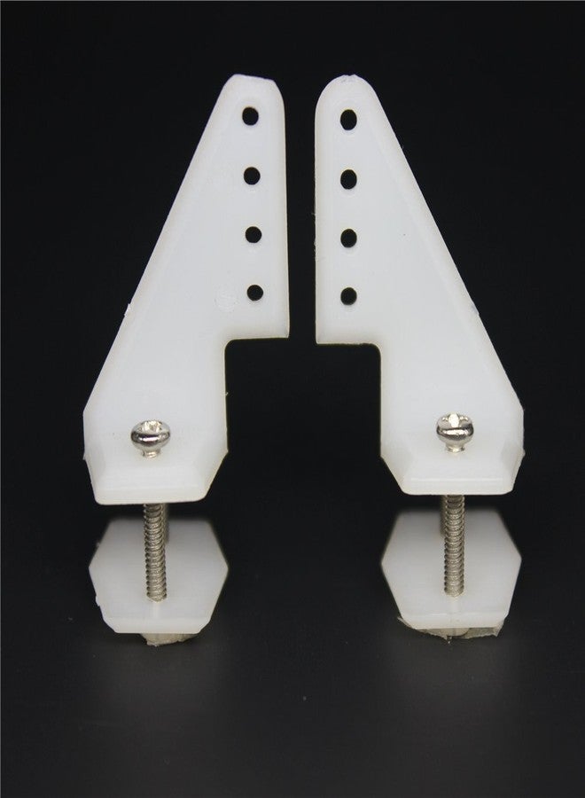 Hobbypark 10 Sets Nylon Standard Control Horns W13xL18xH25mm 4 Holes with Screw for RC Airplane Parts KT Model Replacement - Image 3