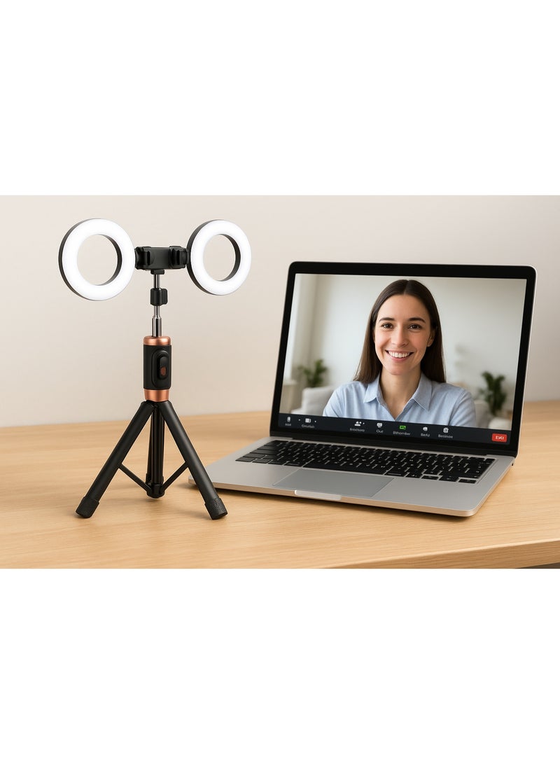 JC-18H Professional Selfie Stick for Live Streaming with Bluetooth 4.2, Detachable Wireless Remote, and Height Up to 1.7 Meters - Image 5