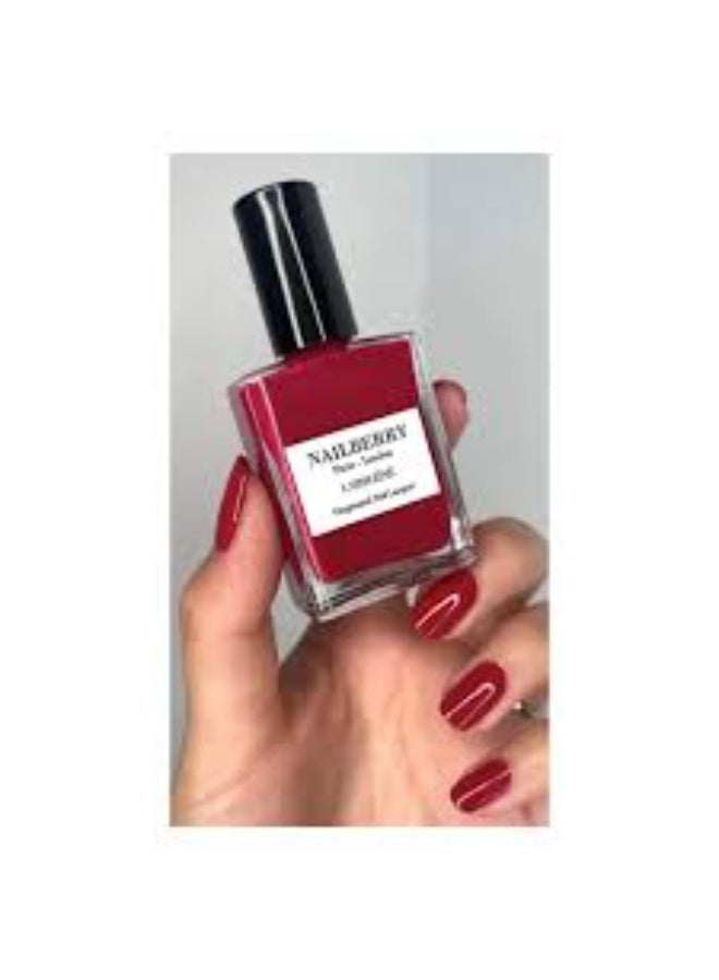 Nailberry Strawberry Jam Oxygenated Nail Lacquer 14ml - Image 2