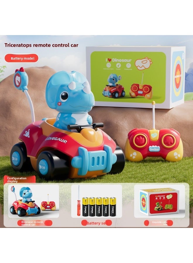 Dinosaur Remote Control Car, 2.4G Sound Light Remote Control Toy Car, Holiday Gift - Image 1