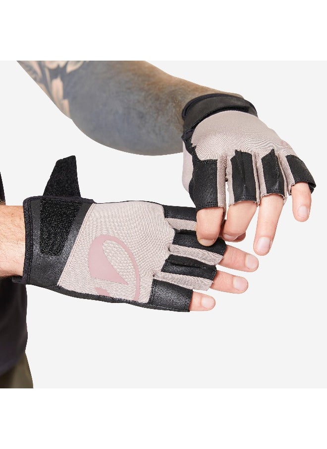 CORENGTH CORENGTH BY DECATHLON,Weight Training Durable Gloves - Frozen Brown  - Image 2
