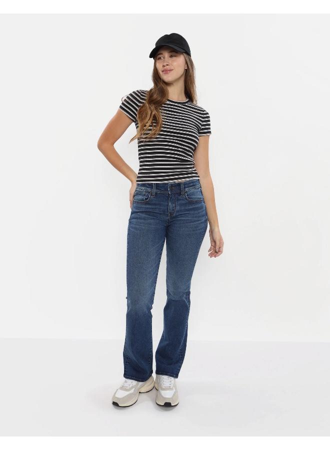 American Eagle AE Ne(x)t Level Low-Rise Kick Bootcut Jean - Image 1