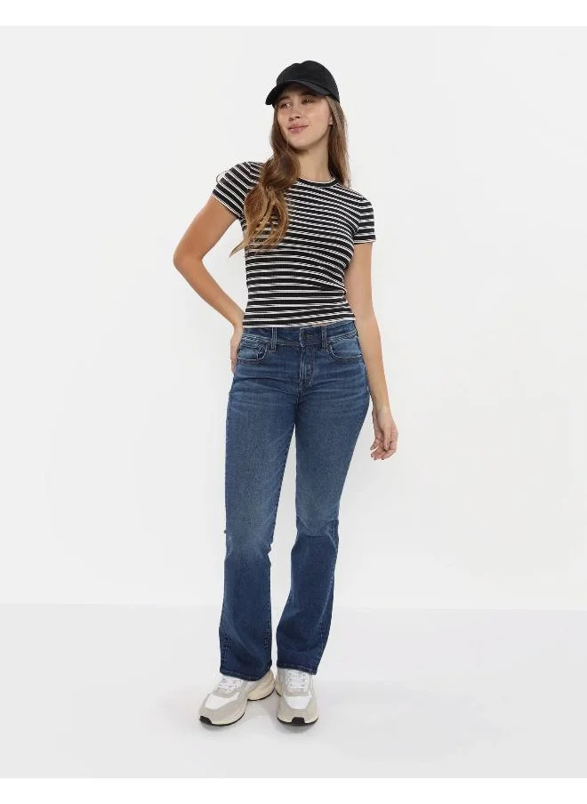 امريكان ايجل High Waist Stright Jeans