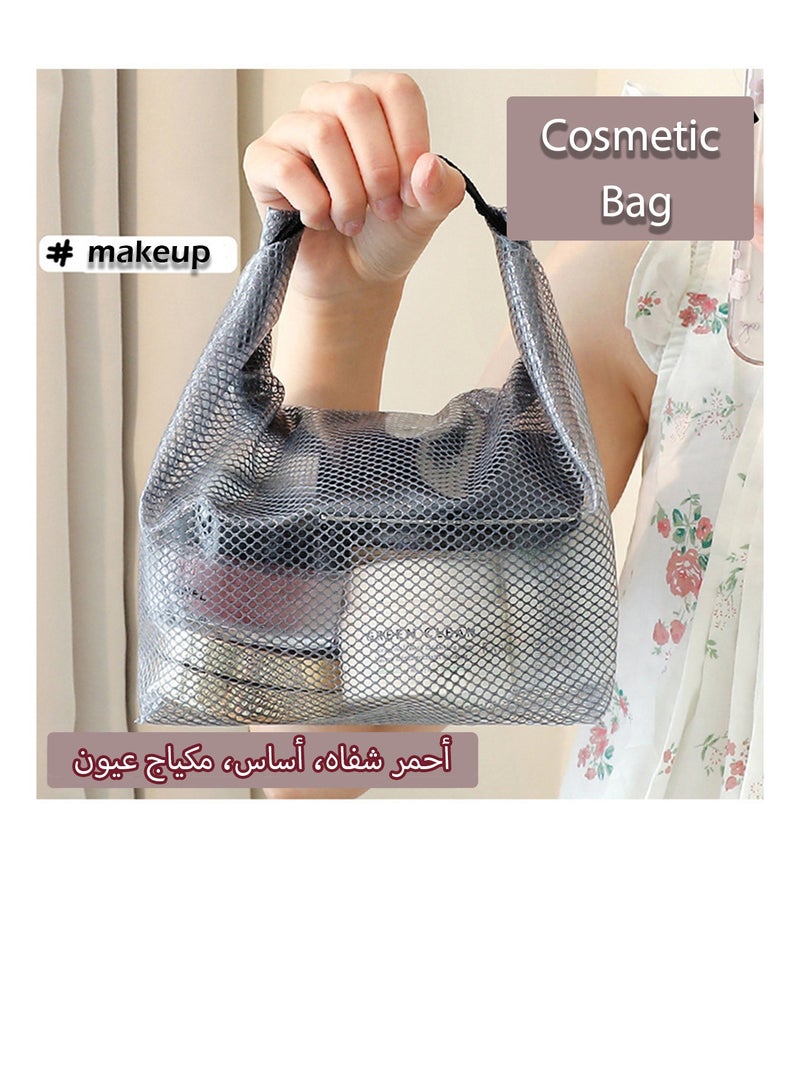 Clear Toiletry Bag, Makeup Bag Water Resistant Leak Proof, Travel Essential Carry On Makeup Cosmetic Bag for Women - Image 3