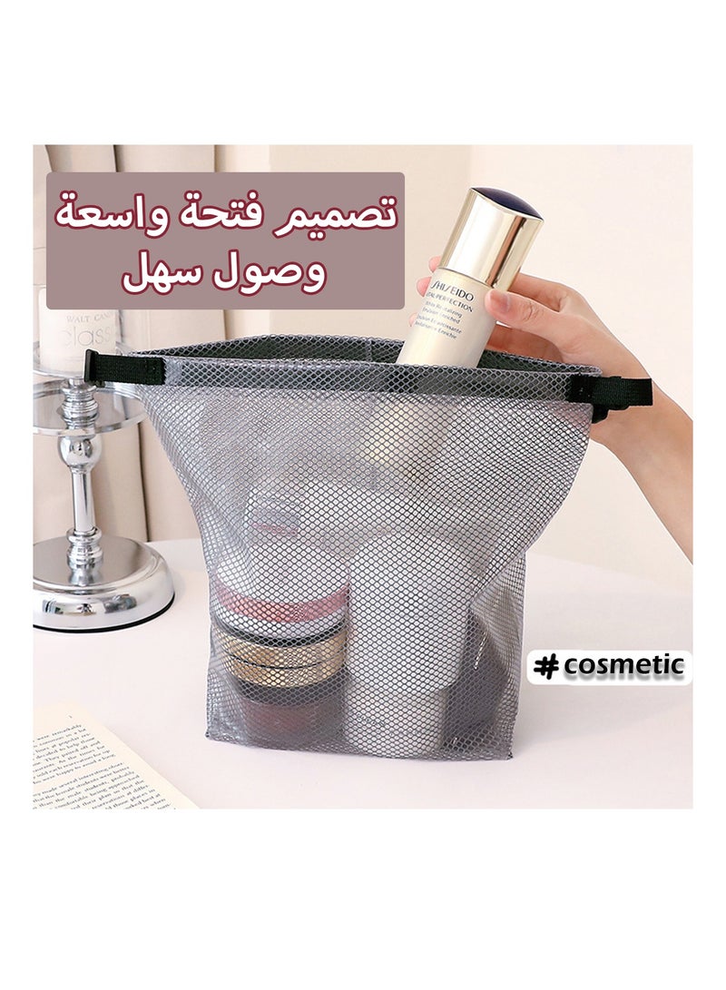 Clear Toiletry Bag, Makeup Bag Water Resistant Leak Proof, Travel Essential Carry On Makeup Cosmetic Bag for Women - Image 2