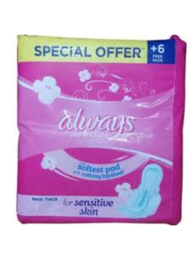 Always Cotton Maxi Thick Long Pads 28pcs 