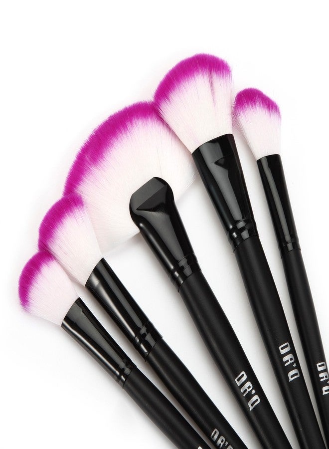 DRQ Professional Makeup Brush Set| Pro Cosmetic-32pc Studio Pro Makeup Make Up Cosmetic Brush Set Kit w/Leather Case - For Eye Shadow, Blush, Concealer, Etc. - Image 3