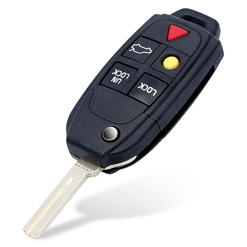 Keyecu Modified Flip Floding Remote Key Shell for S60 S70 S80 S90 V70 Case FOB 4+1 Button - Image 5
