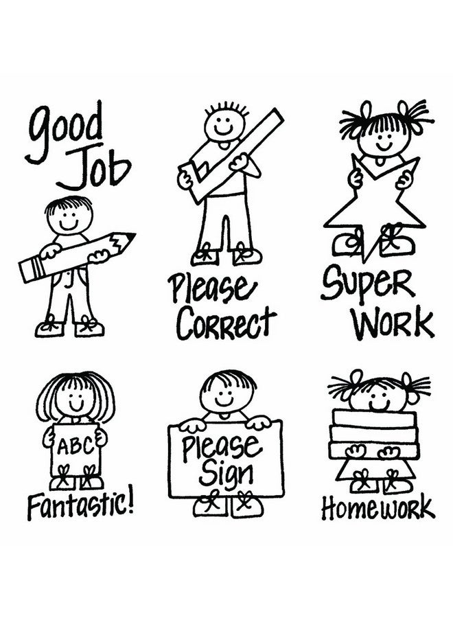 Hero Arts LL504 Wood Sets, Hero Kids for Teachers - Image 2