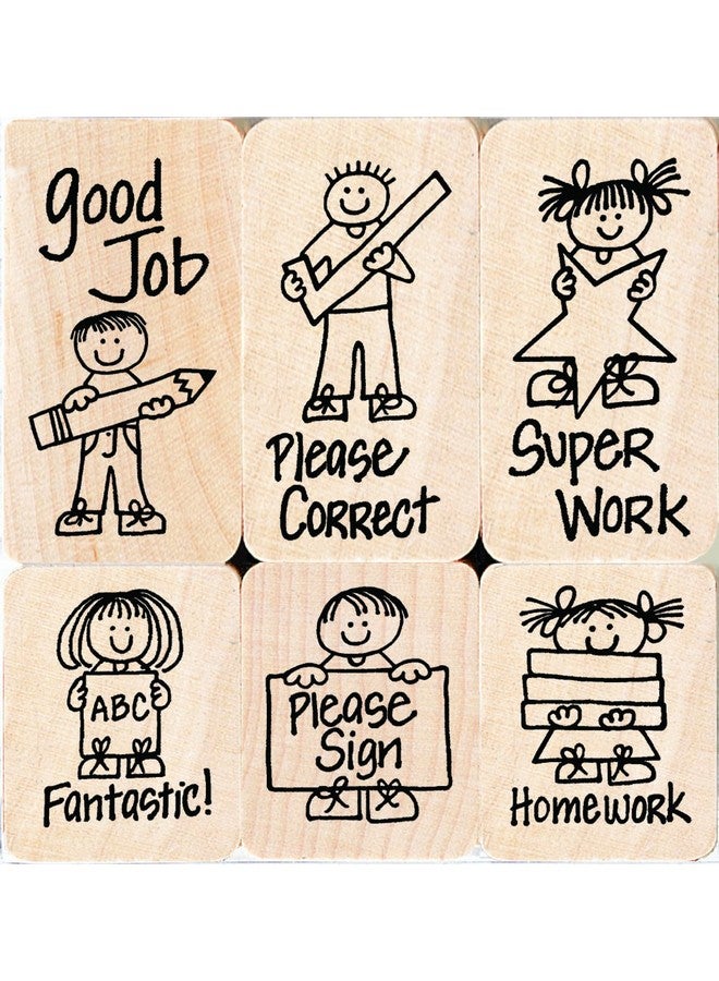 Hero Arts LL504 Wood Sets, Hero Kids for Teachers - Image 1