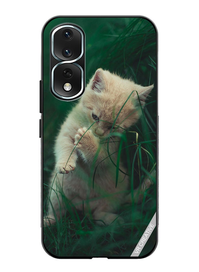 VR CREATIVE Protective Case Cover For Honor 80 Pro Playing Kitten Design Multicolour - Image 1