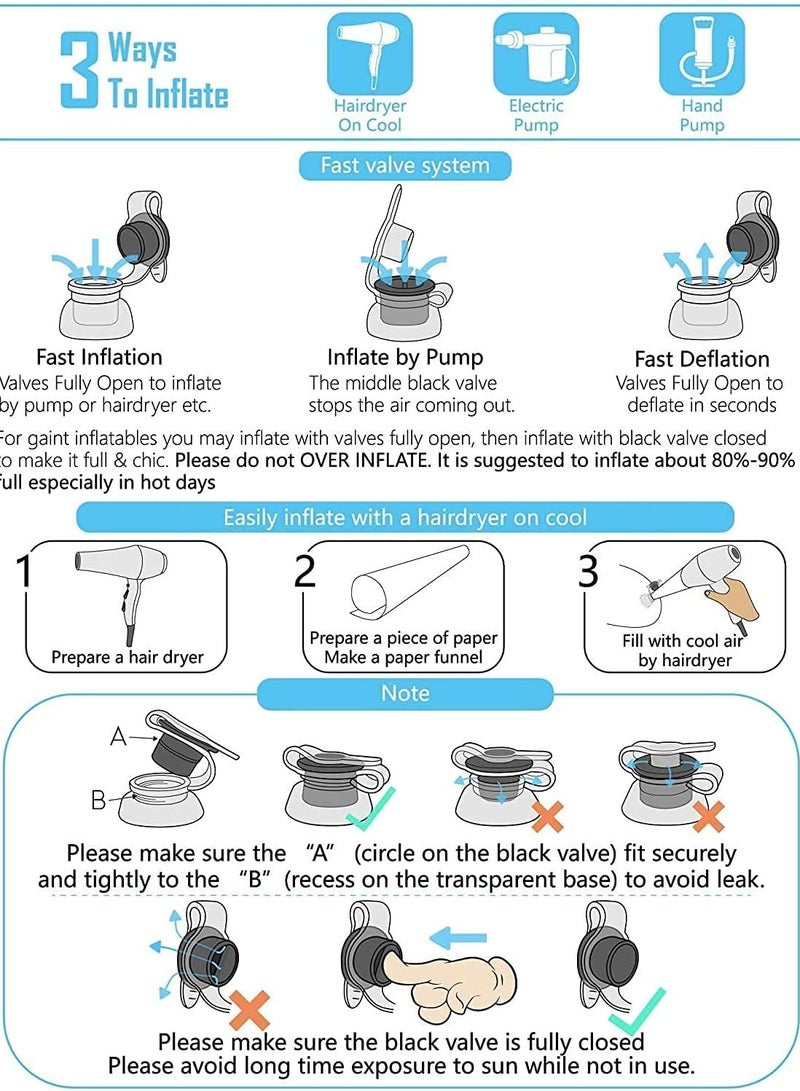 GGEROU Baby Swimming Ring Inflatable,Kids Toddler Infant Swimming Float Pool Floaties Pool Ring Suitable for 1-6 Year Old Baby - Image 2