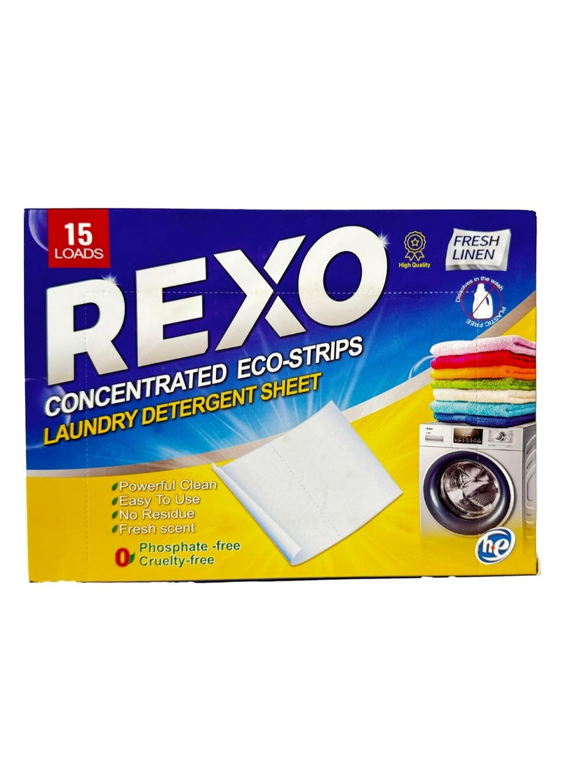 ركسو 10 عبوات روائح شيت لغسيل الملابس –  (15 شيت في كل عبوة) - Image 1