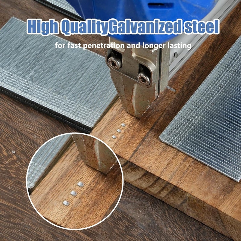 SITLDY Straight Finish Nails 16 Gauge, 2-1/2 inch 1000-Pack Galvanized, for Pneumatic, Electric 16GA Straight Finish Nailer - Image 5