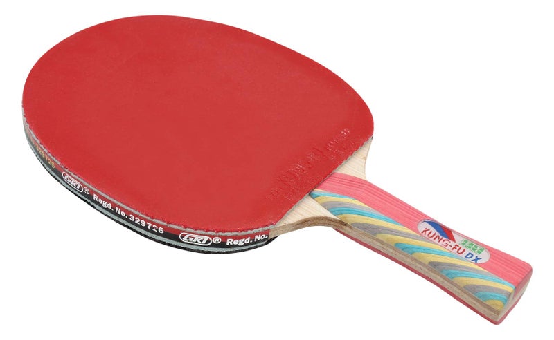 GKI Wood Kung Fu DX Table Tennis Racquet Multicolor, Pack of 1 - Image 3